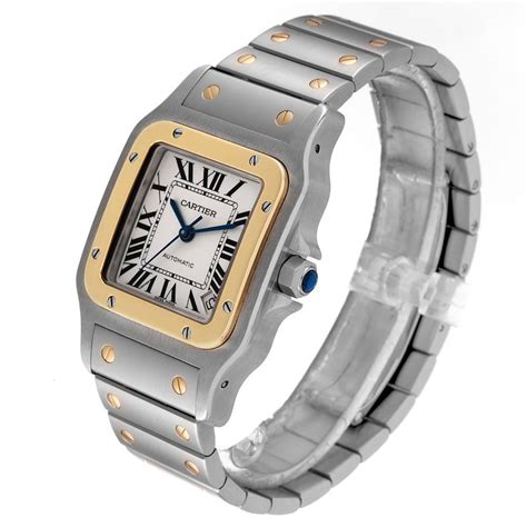 cartier santos galbee xl w20099c4|cartier santos carree vs galbee.